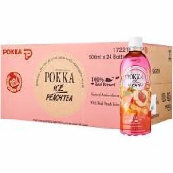 pokka ice lemon tea 500ml pet bottle (copy)